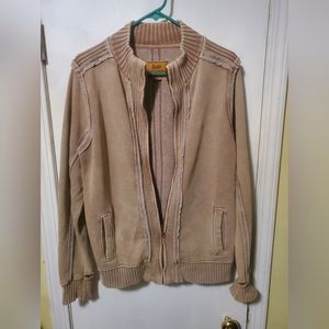 Trailer jacket women's size medium tan